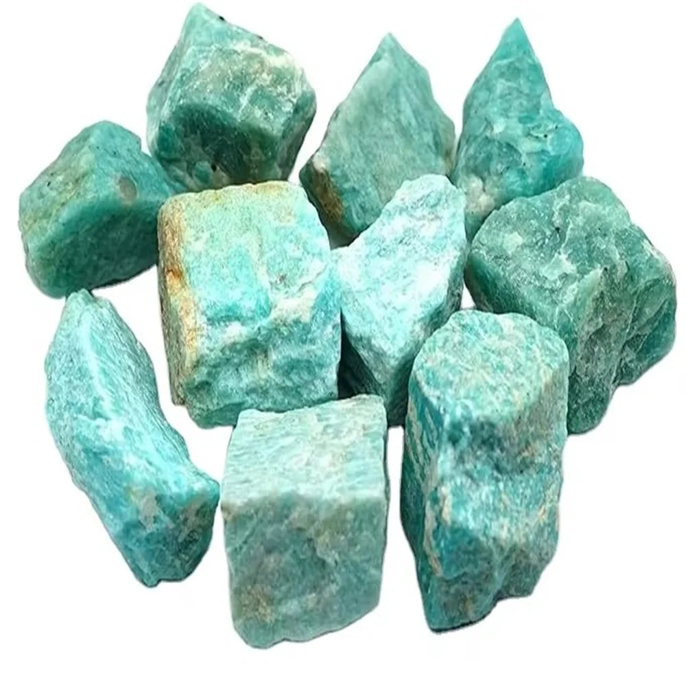 Natural Amazonite Gemstone Crafts Reiki Gifts For Home Decoration Crystal Ornaments And Aromatherapy Stone Diffuser Stone