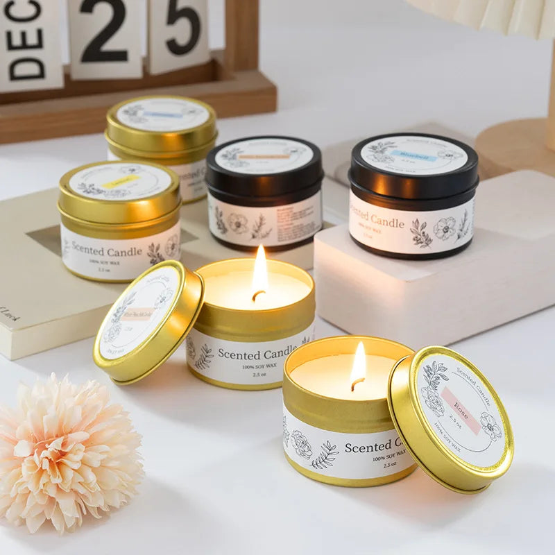 Aromatherapy Candle Jar Candle Smokeless Soy Wax High-end Souvenir Aromatherapy Candle Atmosphere Aromatherapy Ornaments