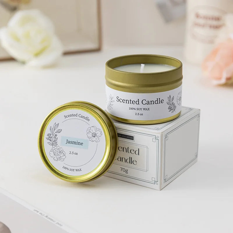 Aromatherapy Candle Jar Candle Smokeless Soy Wax High-end Souvenir Aromatherapy Candle Atmosphere Aromatherapy Ornaments