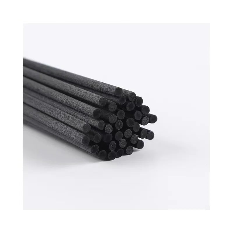 L22CM X Dia3/4/5MM Premium White and Black Fiber Diffuser Rattan Sticks，Aromatherapy Essential Oil Reed Sticks Top Quality