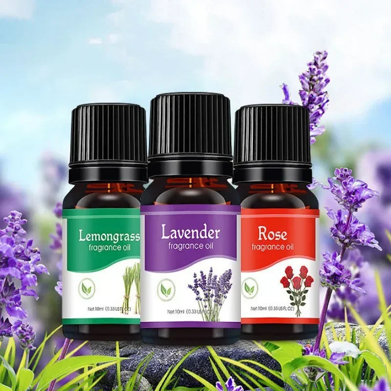 10ml Car Perfume Refill Air Freshener Natural Plant Essential Oil Aroma Diffuser Fragrance Humidifier Essential Oil Freshener