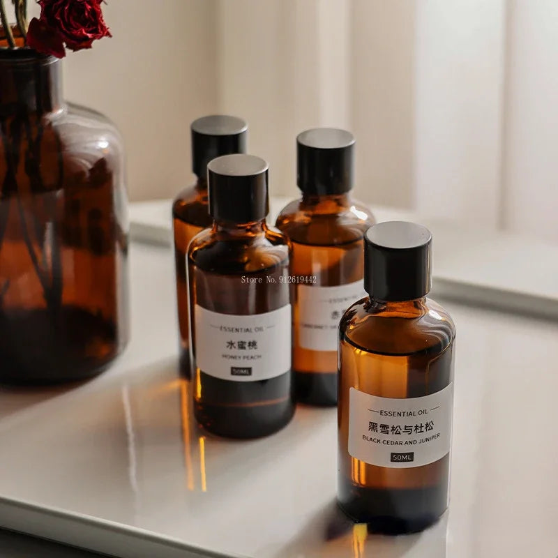 50ml Homemade Natural Plant Aromatherapy Essential Oil Candle Material DIY Oil Soluble Gypsum Wax Sheet Raw Material Fragrance