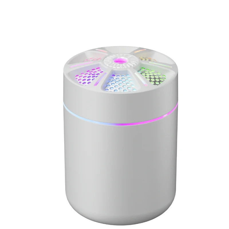 Powerful and Efficient Air Humidifier 180ML Aromatherapy Aroma Diffuser Essential Oil with Colorful Lights for Home Car Bedroom