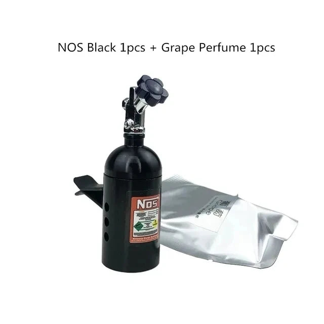 Popular Car Air Freshener NOS Nitrogen Bottle Air Vent Aromatherapy Auto Aroma Outle Perfume Flavoring Fragrances Accessories