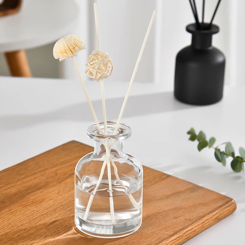 1Pcs 50ml Home Fragrance Diffuser Bottle Room Decoration Aroma Glass Container Diffuser Essential Oil Bottle Diffusers Sticks